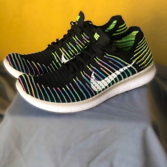 nike free rn flyknit multicolor